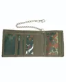 Biker Geldbörse mit Kette Bikerbörse Portemonnaie Wallet Börse BW Flecktarn