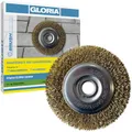 GLORIA Fugenbürste aus Stahldraht | Original Ersatzbürste für MultiBrush & WeedBrush | Drahtbürste zur Fugenreinigung & Unkrautentfernung | Kompatibel mit GLORIA Fugenreiniger | Ø 11 cm