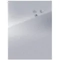 Magnettafel für Notizen INOX + 3 Magnete, silbern, 60x80 cm, ZELLER