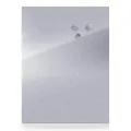 Magnettafel Edelstahl 80x60 cm - Notizboard Zeller, magnetisch, beschreibbar