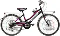 Kinderfahrrad MTB Canellini LINCY 24" - Schwarz/Fuchsia
