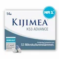 Kijimea® K53 Advance – Darmbakterien hochdosiert | 53 ausgewählte Bakterienstämme aus der Darmflora | mit Biotin | >500 Milliarden KBE je Monatspackung | laktosefrei | glutenfrei - 14 Kapseln