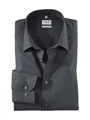 OLYMP Level Five body fit Hemd Langarm mit New Kent Kragen- Gr. 44, Anthrazit