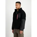 Alpha Industries Funktionsjacke Sherpa Zip-Jacket schwarz L (50/52)