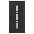 Panto Haustür Modell K017 DIN links weiß/anthrazit 100 x 200 cm