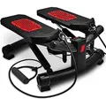 Sportstech Stepper STX300 | 2in1 Multifunktion | Power Ropes & Swing-Funktion - Schwarz