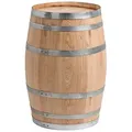 Temesso Gartenlounge-Hocker 10 bis 50L kleines Holzfass NATUR 47 cm