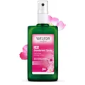 WELEDA Bio Wildrosen Deodorant, natürliches Naturkosmetik Deo mit ätherischen Ölen, wirkt desodorierend ohne Poren zu verschließen, Körperspray mit harmonisierendem Duft ohne Aluminium (1 x 100 ml)