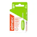 elmex Interdentalbürste grün (Größe 5, 0,8mm), 1 x 8 Stück - Interdentalbürsten für die Reinigung mittlererZahnzwischenräume