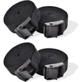 Spanngurte 1m Set 4 Schwarz Ratsche Zurrgurte Gepäck Motorrad LKW
