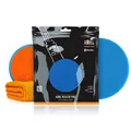 ADBL Roller Pad-R Hard Cut Polierpad - Polierschwamm für Ø125mm Stützteller - Profi Polierpad mit Klettverschluss - Polierschwamm, Auto Polieren, Schwamm Polierteller