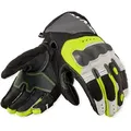 Revit Blaze, Handschuhe - Schwarz/Hellgrau/Neon-Gelb - S