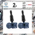 2x ORIGINAL® Bosch Radsensor, Reifendruck-Kontrollsystem für VW PASSAT B8