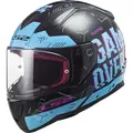 LS2 FF353 Rapid Player Schwarz Sky Blau Gr. XL 61/62
