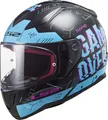 LS2 Integralhelm FF353 PLAYER schwarz sky blau Gr. XL 61/62