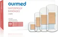 Waterproof Clear Bandages, Stays on Skin in the Bath, Shower or Pool, Adhesive B