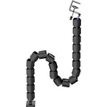 SpeaKa Professional Kabel-Bündelschlauch ABS, Stahl, Thermoplast Schwarz flexibe (Kabelschlauch, 134.60 cm) (SP-13403052)