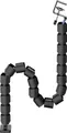SpeaKa Professional Kabel-Bündelschlauch ABS, Stahl, Thermoplast Schwarz flexibel (L x B x H) 1346 x 100 x 109mm 1 St. SP-13403052