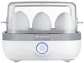 Severin EK 3164 Eierkocher mit Messbecher, mit Eierstecher, BPA-frei Weiß, Grau