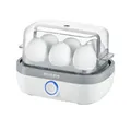 Severin EK 3164 Eierkocher 420 W 6 Eier Weiß/Grau