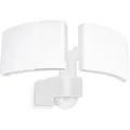 SSC-LUXon NORSU LED Außenstrahler Doppelkopf Bewegungsmelder IP65 Neutralweiß