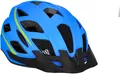 Fischer Erwachsene Fahrradhelm Urban - hellblau mit beleuchtetem Innenring - S/M