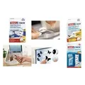 tesa TACK Klebepads, transparent, beidseitig klebend wieder verwendbar, spurlos ablösbar von festen Untergründen, - 1 Stück (59408-00000-00)