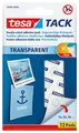 TESA 59408 - tesa TACK doppelseitige Klebepads, 72 Stück