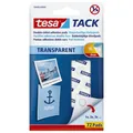 tesa Tack doppelseitige Klebepads, transparent, 72 Pads