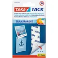 Tesa Kleefpads dubbelzijdig transparant pak 72 stuks