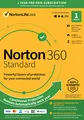 Norton 360 Standard (1 Jahr / 1 Gerät) + 10 GB Cloud-Speicher (Neueste Version + kostenlose Updates)