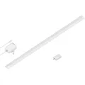 ledscom.de Smarte LED Unterbau-Leuchte SIRIS weiß matt mit Netzteil und WLAN-Controller, flach, Smart-Home, Alexa-fähig, je 90cm, 963lm, warmweiß