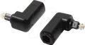 LOGILINK CA1017 - Toslink Adapter, Toslink-Stecker zu Toslink-Kupplung, 90° gewin