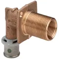 Wanddurchführung 8141.24 2132.1 In 16mm X Rp1/2 X 18mm Rotguss - Viega