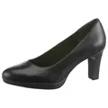 Tamaris Pumps eleganter Pumps mit Trichterabsatz, Festtagsschuh in klassischer Linie schwarz 41 EU