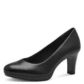 Tamaris Damen Klassische Pumps, Frauen Pumps,TOUCHit-Fußbett,Glitzer,Grey,Gruen,komfortable,laessig,langlebig,leger,Nude,Papaw,Black,41 EU