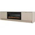 Mirjan24 Tv-Lowboard, Sand, Holzwerkstoff, Rechteckig,Rechteckig, 182x48x40 cm, Wohnzimmer, Wohnwände, Lowboards, Lowboards stehend