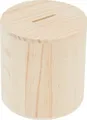 Rico Design Spardose Holz-Spardose rund, 10x10cm