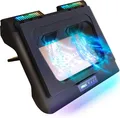 KLIM Notebook-Kühler Everest, 4300 RPM Laptop-Kühler, 14-17.3 Zoll Laptops, RGB-Beleuchtung