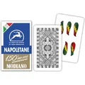 Blaue Napoletane Spielkarten zum 150. Jahrestag