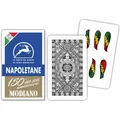 Blaue Napoletane Spielkarten zum 150. Jahrestag