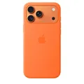 Original Apple iPhone 17 Pro Max Silikon Case MGFL4ZM/A Hülle MagSafe in Orange