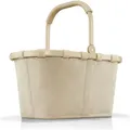 reisenthel carrybag, Einkaufskorb, Polyestergewebe, Frame Cord Sand, 22 L, BK6053 - Beige