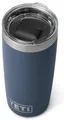 YETI Rambler Thermobecher 10 oz (295 ml) Navy – Kaffeebecher To Go, Thermotasse mit abnehmbarem Magslider–Deckel, Isolierbecher aus Edelstahl