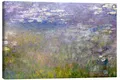 Leinwandbild Seerosen, Agapanthus (rechte Tafel) - Claude Monet
