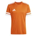 adidas Men's SQUADRA25 Jersey Short Sleeve, Team orange/White, XL