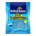 Hitschies Saure Drachenzungen Blau fruchtig saures Fruchtgummi 125g