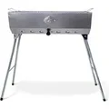 Grillpeter Mangal Taschkent Schaschlikgrill Edelstahl mit Grillrost