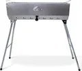 Mangal Taschkent Schaschlikgrill Edelstahl Klappbeine Grillrost Luftregler