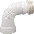 Airfit WC-Anschluss-Rohr DN 98 - 120, 285 - 500mm, flexibel, weiss (90010WA)